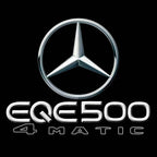 MERCEDES BENZ EQE 500 LOGO PROJECTOT LIGHTS  (quantity 1 = 1 set /2 door lights with 2 logo films)Nr.02M168