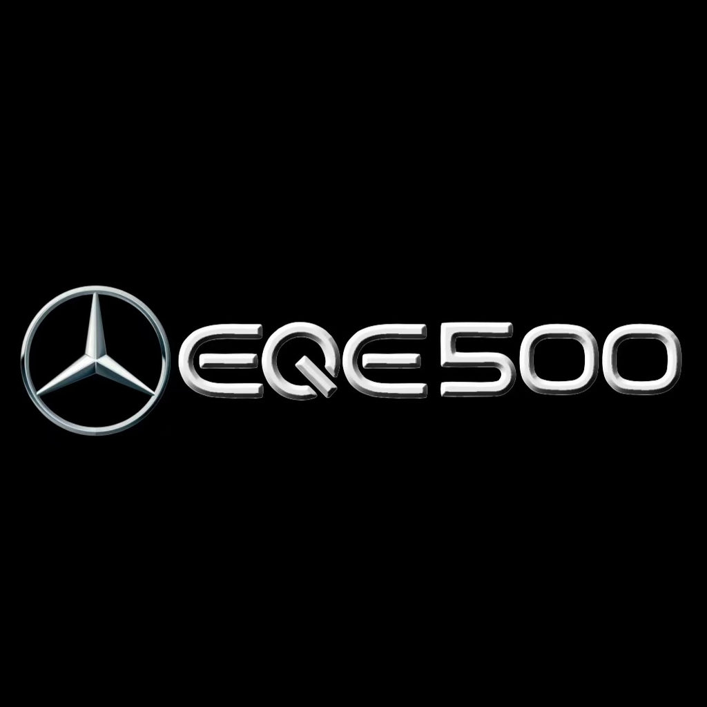 MERCEDES BENZ EQE 500 LOGO PROJECTOT LIGHTS  (quantity 1 = 1 set /2 door lights with 2 logo films)Nr.02M174