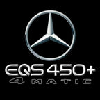 MERCEDES BENZ EQS 450+ LOGO PROJECTOT LIGHTS  (quantity 1 = 1 set /2 door lights with 2 logo films)Nr.02M181