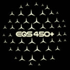 MERCEDES BENZ EQS 450+ LOGO PROJECTOT LIGHTS  (quantity 1 = 1 set /2 door lights with 2 logo films)Nr.02M183