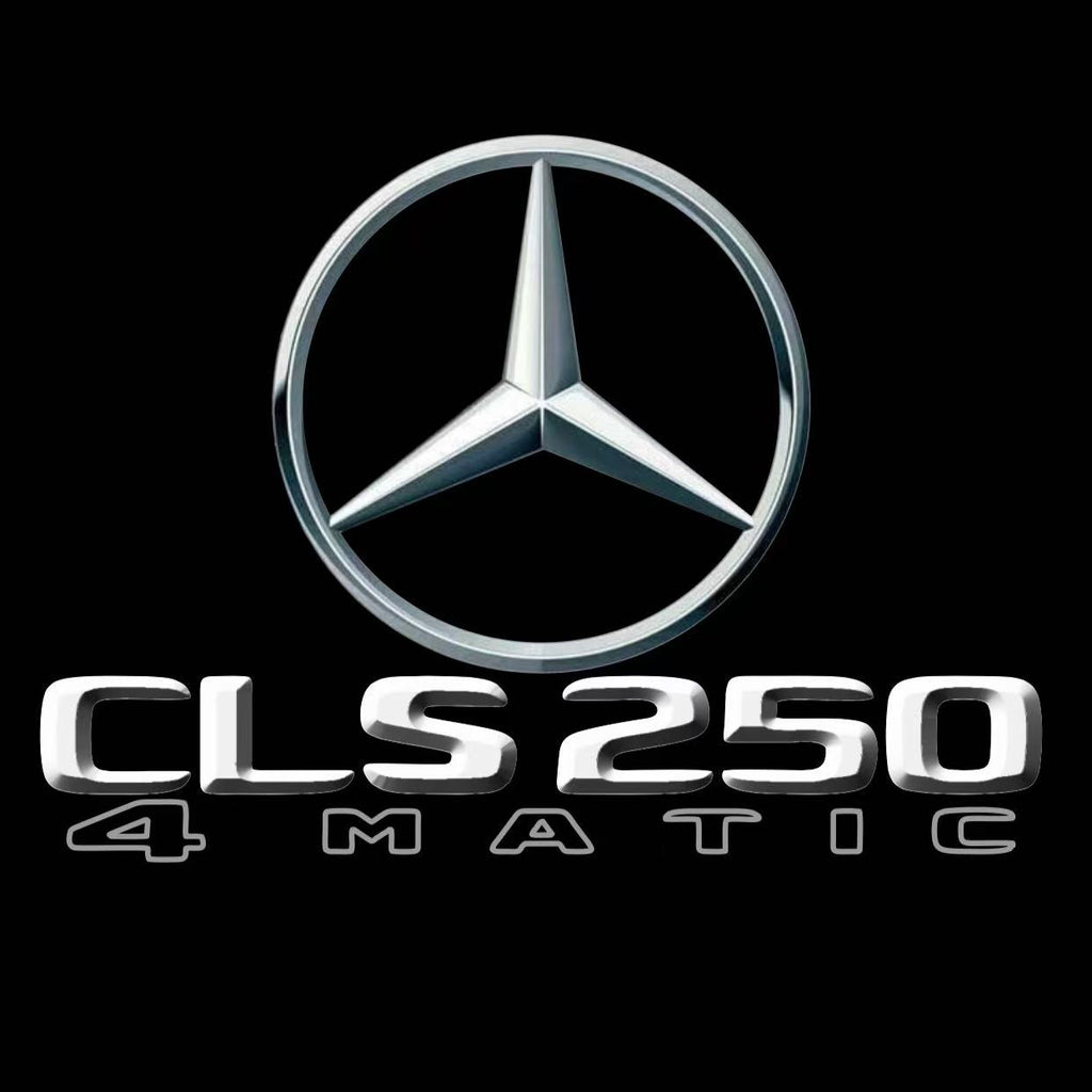 MERCEDES BENZ CLS 250 LOGO PROJECTOT LIGHTS  (quantity 1 = 1 set /2 door lights with 2 logo films)Nr.02M198