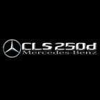 MERCEDES BENZ CLS 250d LOGO PROJECTOT LIGHTS  (quantity 1 = 1 set /2 door lights with 2 logo films)Nr.02M196