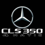 MERCEDES BENZ CLS 350 LOGO PROJECTOT LIGHTS  (quantity 1 = 1 set /2 door lights with 2 logo films)Nr.02M184