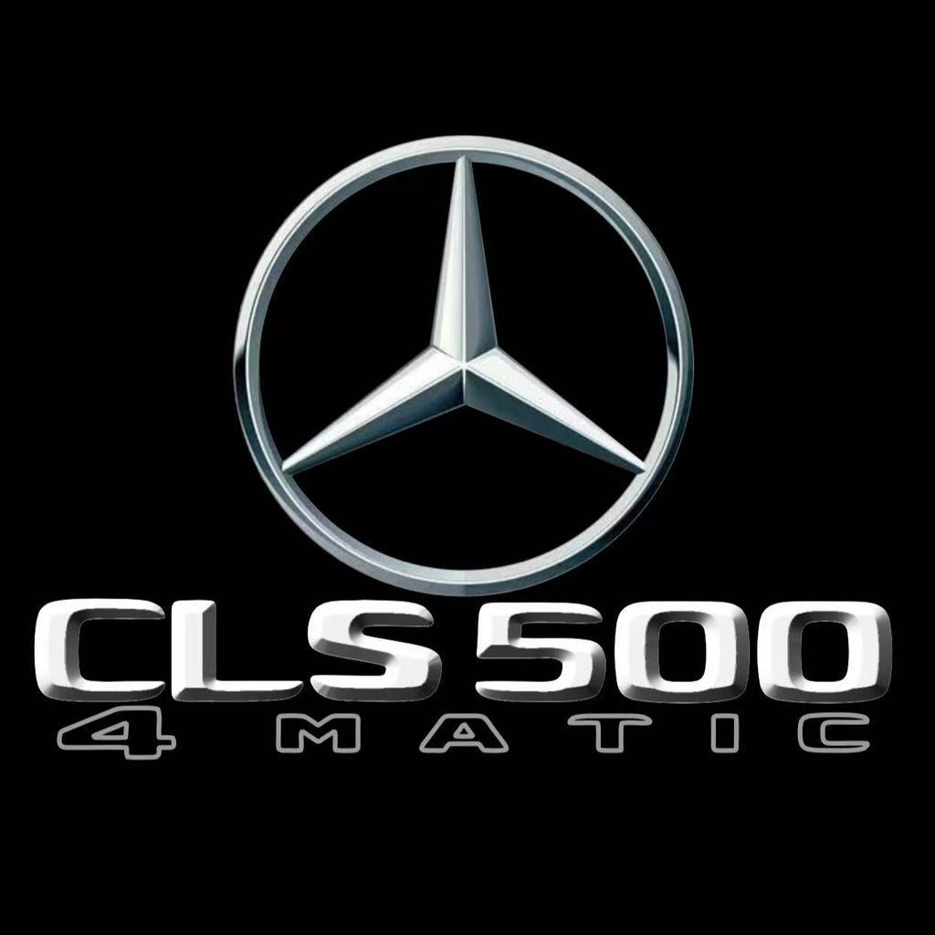 MERCEDES BENZ CLS 500 LOGO PROJECTOT LIGHTS  (quantity 1 = 1 set /2 door lights with 2 logo films)Nr.02M187