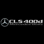 MERCEDES BENZ CLS 400d LOGO PROJECTOT LIGHTS  (quantity 1 = 1 set /2 door lights with 2 logo films)Nr.02M200