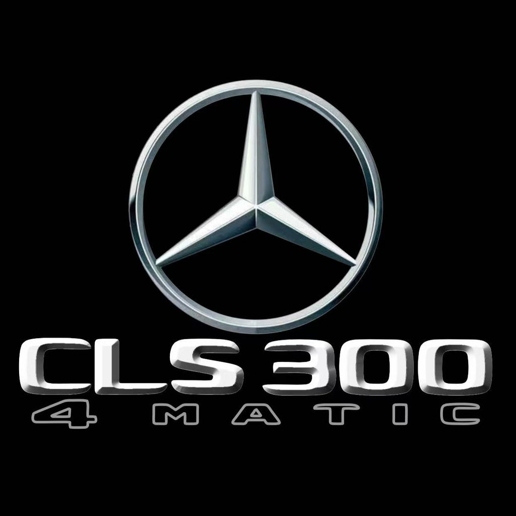 MERCEDES BENZ CLS 300 LOGO PROJECTOT LIGHTS  (quantity 1 = 1 set /2 door lights with 2 logo films)Nr.02M192