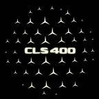 MERCEDES BENZ CLS 400 LOGO PROJECTOT LIGHTS  (quantity 1 = 1 set /2 door lights with 2 logo films)Nr.02M199