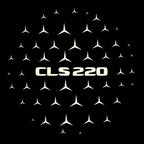 MERCEDES BENZ CLS 220 LOGO PROJECTOT LIGHTS  (quantity 1 = 1 set /2 door lights with 2 logo films)Nr.02M194