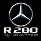MERCEDES BENZ R 280 LOGO PROJECTOT LIGHTS  (quantity 1 = 1 set /2 door lights with 2 logo films)Nr.02M210