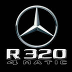 MERCEDES BENZ R 320 LOGO PROJECTOT LIGHTS  (quantity 1 = 1 set /2 door lights with 2 logo films)Nr.02M213