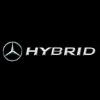 MERCEDES BENZ HYBRID LOGO PROJECTOT LIGHTS  (quantity 1 = 1 set /2 door lights with 2 logo films)Nr.02M248