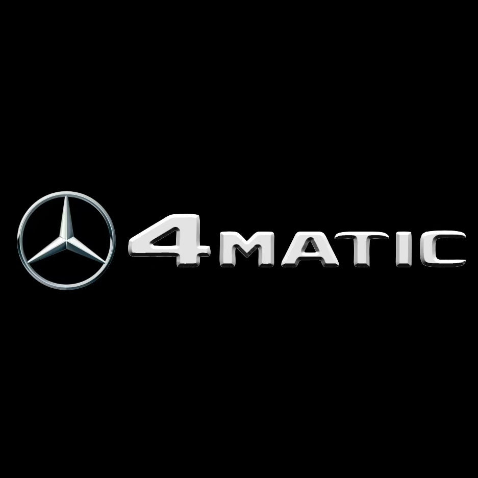 MERCEDES BENZ 4 MATIC LOGO PROJECTOT LIGHTS  (quantity 1 = 1 set /2 door lights with 2 logo films)Nr.02M250