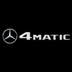 MERCEDES BENZ 4 MATIC LOGO PROJECTOT LIGHTS  (quantity 1 = 1 set /2 door lights with 2 logo films)Nr.02M250