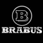 MERCEDES BENZ BRABUS LOGO LED DOOR PROJECTOT  (quantity 1 = 1 set /2 door lights with 2 logo films)Nr.02M245