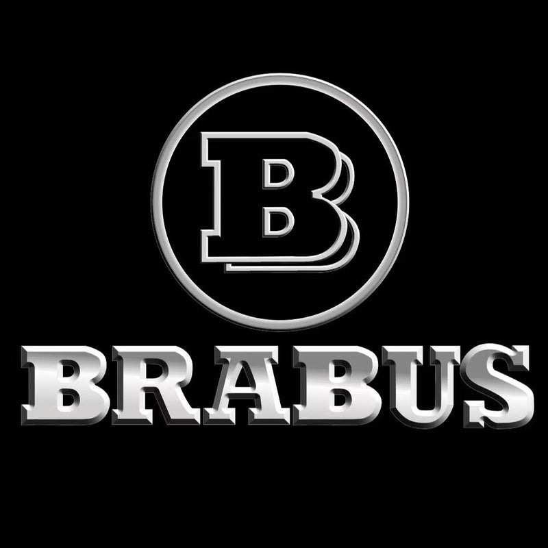 MERCEDES BENZ BRABUS LOGO PROJECTOT LIGHTS  (quantity 1 = 1 set /2 door lights with 2 logo films)Nr.02M245 标准
