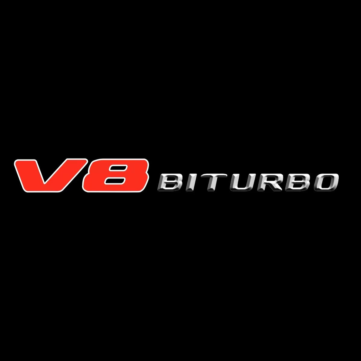 MERCEDES BENZ V8 LOGO PROJECTOT LIGHTS  (quantity 1 = 1 set /2 door lights with 2 logo films)Nr.02M232