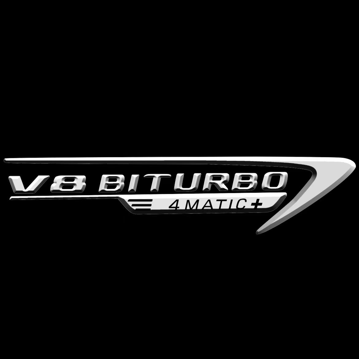 MERCEDES BENZ V8 LOGO PROJECTOT LIGHTS  (quantity 1 = 1 set /2 door lights with 2 logo films)Nr.02M251