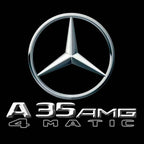 MERCEDES BENZ A35 AMG LOGO PROJECTOT LIGHTS  (quantity 1 = 1 set /2 door lights with 2 logo films)Nr.02M256