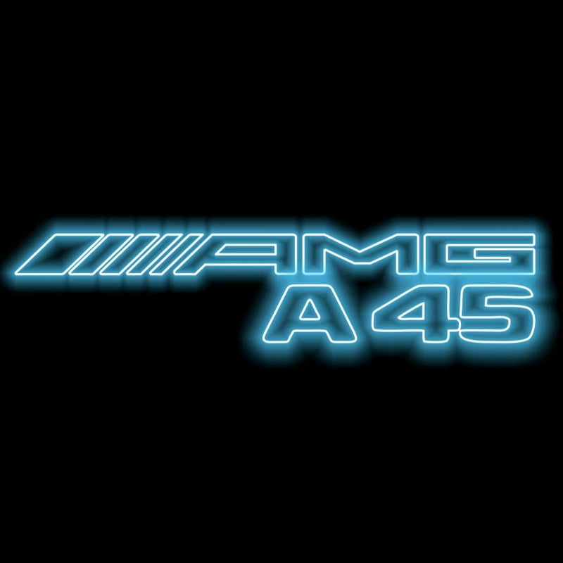 MERCEDES BENZ A45 AMG LOGO PROJECTOT LIGHTS  (quantity 1 = 1 set /2 door lights with 2 logo films)Nr.02M258
