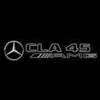 MERCEDES BENZ CLA45 AMG LOGO PROJECTOT LIGHTS  (quantity 1 = 1 set /2 door lights with 2 logo films)Nr.02M272