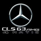 MERCEDES BENZ CLS63 AMG LOGO PROJECTOT LIGHTS  (quantity 1 = 1 set /2 door lights with 2 logo films)Nr.02M279