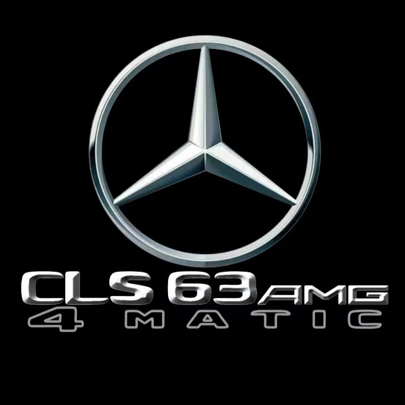 MERCEDES BENZ CLS63 AMG LOGO PROJECTOT LIGHTS  (quantity 1 = 1 set /2 door lights with 2 logo films)Nr.02M279