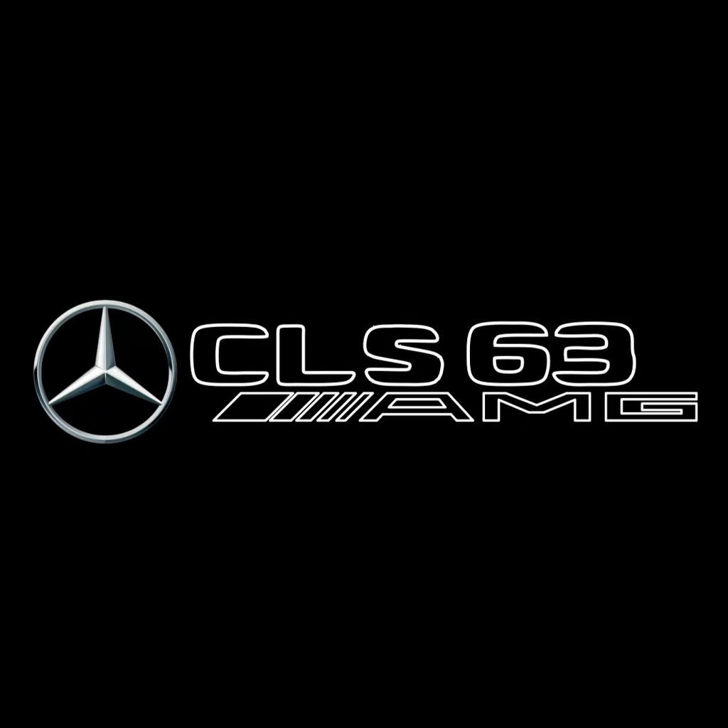 MERCEDES BENZ CLS63 AMG LOGO PROJECTOT LIGHTS  (quantity 1 = 1 set /2 door lights with 2 logo films)Nr.02M282