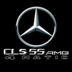 MERCEDES BENZ CLS55 AMG LOGO PROJECTOT LIGHTS  (quantity 1 = 1 set /2 door lights with 2 logo films)Nr.02M285