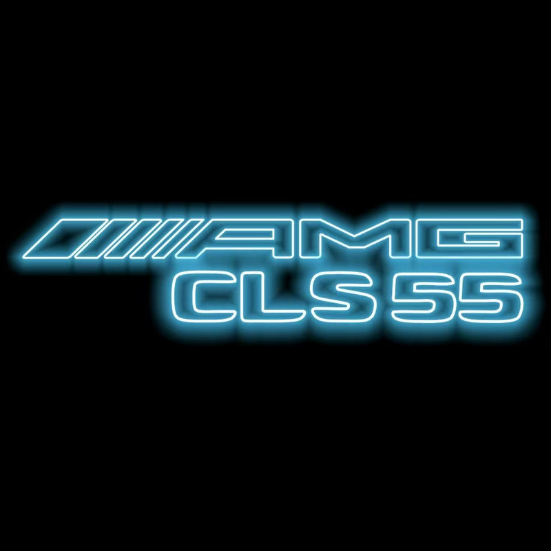 MERCEDES BENZ CLS55 AMG LOGO PROJECTOT LIGHTS  (quantity 1 = 1 set /2 door lights with 2 logo films)Nr.02M283