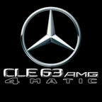 MERCEDES BENZ CLE63 AMG LOGO PROJECTOT LIGHTS  (quantity 1 = 1 set /2 door lights with 2 logo films)Nr.02M335