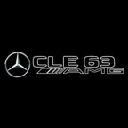 MERCEDES BENZ CLE63 AMG LOGO PROJECTOT LIGHTS  (quantity 1 = 1 set /2 door lights with 2 logo films)Nr.02M336