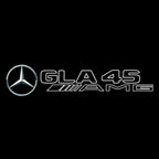 MERCEDES BENZ GLA45 AMG LOGO PROJECTOT LIGHTS  (quantity 1 = 1 set /2 door lights with 2 logo films)Nr.02M347