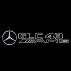 MERCEDES BENZ GLC43 AMG LOGO PROJECTOT LIGHTS  (quantity 1 = 1 set /2 door lights with 2 logo films)Nr.02M355