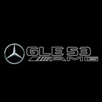 MERCEDES BENZ GLE53 AMG LOGO PROJECTOT LIGHTS  (quantity 1 = 1 set /2 door lights with 2 logo films)Nr.02M371