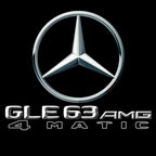 MERCEDES BENZ GLE63 AMG LOGO PROJECTOT LIGHTS  (quantity 1 = 1 set /2 door lights with 2 logo films)Nr.02M377