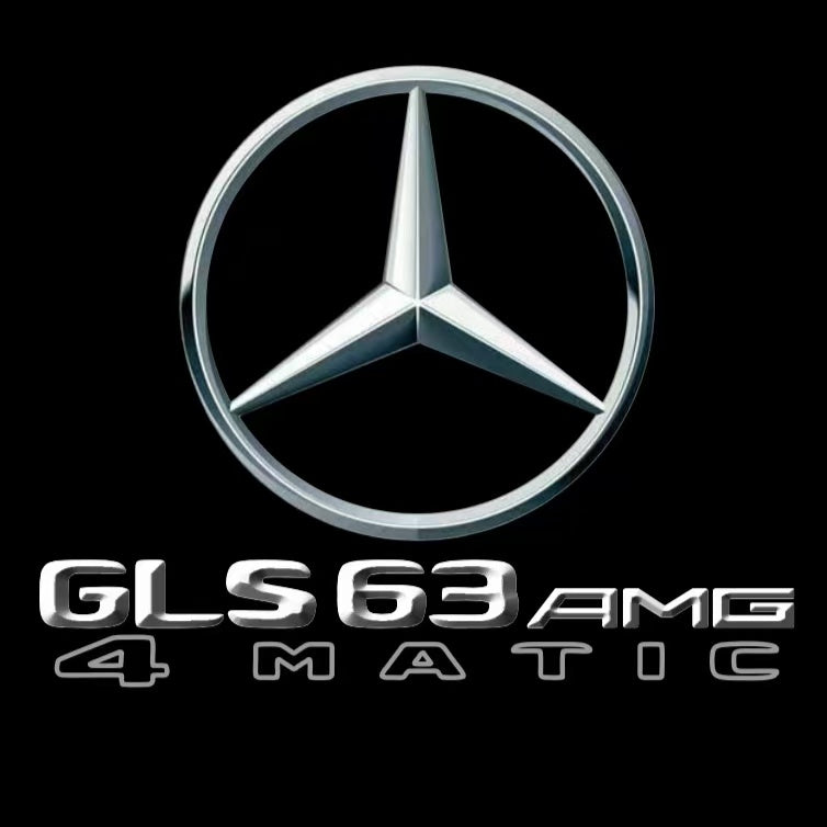 MERCEDES BENZ GLS63 AMG LOGO PROJECTOT LIGHTS  (quantity 1 = 1 set /2 door lights with 2 logo films)Nr.02M381