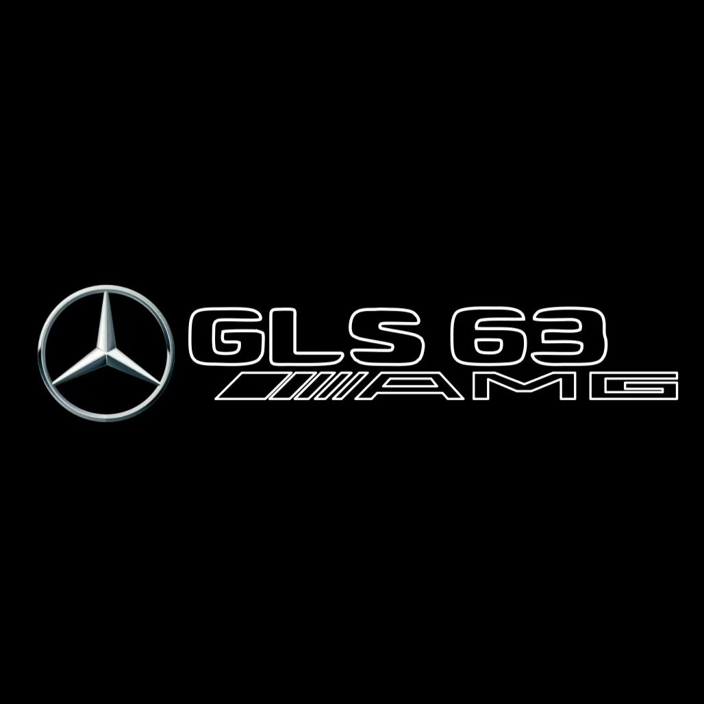 MERCEDES BENZ GLS63 AMG LOGO PROJECTOT LIGHTS  (quantity 1 = 1 set /2 door lights with 2 logo films)Nr.02M380
