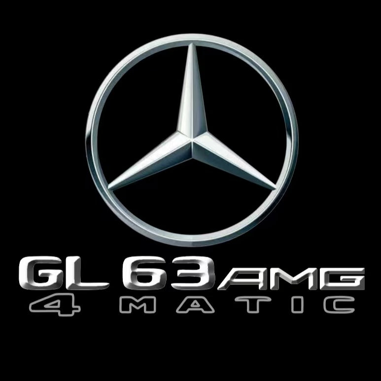 MERCEDES BENZ GL63 AMG LOGO PROJECTOT LIGHTS  (quantity 1 = 1 set /2 door lights with 2 logo films)Nr.02M401