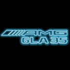 MERCEDES BENZ GLA35 AMG LOGO PROJECTOT LIGHTS  (quantity 1 = 1 set /2 door lights with 2 logo films)Nr.02M338