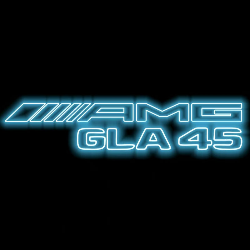 MERCEDES BENZ GLA45 AMG LOGO PROJECTOT LIGHTS  (quantity 1 = 1 set /2 door lights with 2 logo films)Nr.02M343