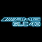 MERCEDES BENZ GLC43 AMG LOGO PROJECTOT LIGHTS  (quantity 1 = 1 set /2 door lights with 2 logo films)Nr.02M353