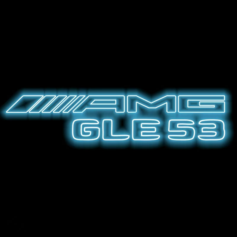 MERCEDES BENZ GLE53 AMG LOGO PROJECTOT LIGHTS  (quantity 1 = 1 set /2 door lights with 2 logo films)Nr.02M368