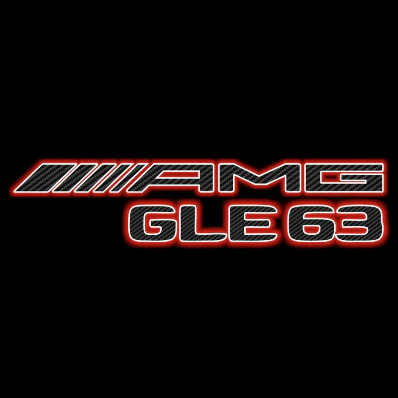 MERCEDES BENZ GLE63 AMG LOGO PROJECTOT LIGHTS  (quantity 1 = 1 set /2 door lights with 2 logo films)Nr.02M373
