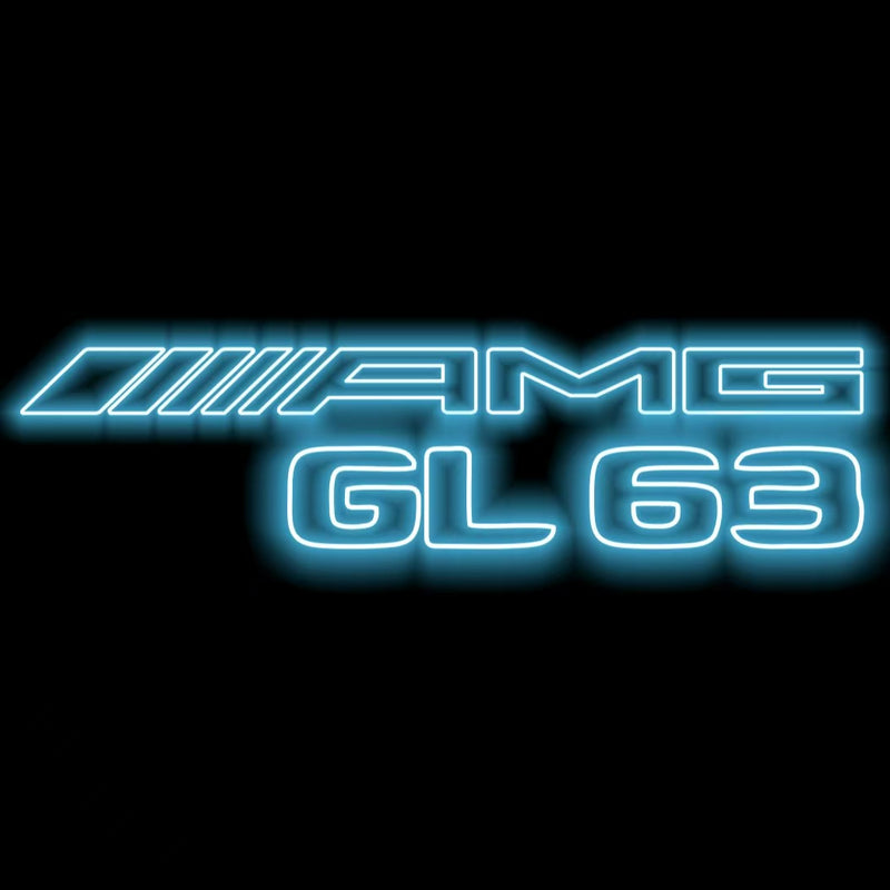 MERCEDES BENZ GL63 AMG LOGO PROJECTOT LIGHTS  (quantity 1 = 1 set /2 door lights with 2 logo films)Nr.02M399