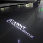 MERCEDES BENZ A180 LOGO PROJECTOT LIGHTS  (quantity 1 = 1 set /2 door lights with 2 logo films)Nr.02M030