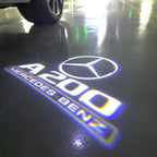 MERCEDES BENZ A200 LOGO PROJECTOT LIGHTS  (quantity 1 = 1 set /2 door lights with 2 logo films)Nr.02M031