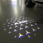 MERCEDES BENZ A250 LOGO PROJECTOT LIGHTS  (quantity 1 = 1 set /2 door lights with 2 logo films)Nr.02M029