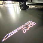 MERCEDES BENZ A45 AMG LOGO PROJECTOT LIGHTS  (quantity 1 = 1 set /2 door lights with 2 logo films)Nr.02M262