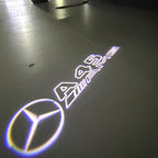 MERCEDES BENZ A45 AMG LOGO PROJECTOT LIGHTS  (quantity 1 = 1 set /2 door lights with 2 logo films)Nr.02M260