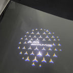 MERCEDES BENZ A45 AMG LOGO PROJECTOT LIGHTS  (quantity 1 = 1 set /2 door lights with 2 logo films)Nr.02M261